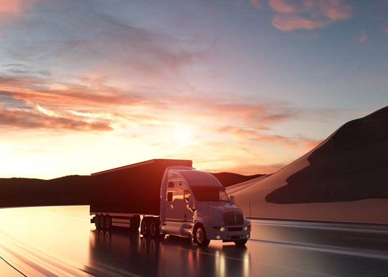 truck-sunset